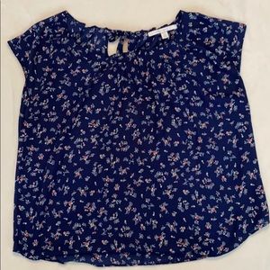 LC Lauren Conrad floral blouse